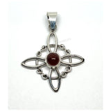 Witch Knot Pendant with Stone