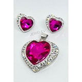 Zirconia Set of Hearts