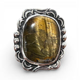 Tiger Eye Stone Ring