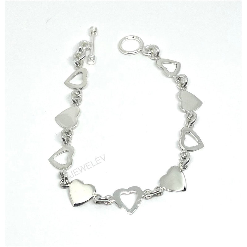 Heart Chained Bracelet