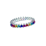 Colorful Eternity Ring