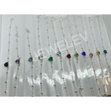 Bracelet with Month Color Heart