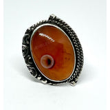 Carnelian Adjustable Ring