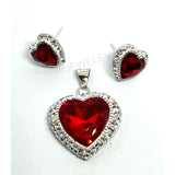 Zirconia Set of Hearts