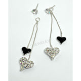Double View Heart Earrings