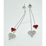 Double View Heart Earrings
