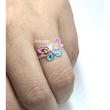 Colorful Butterfly Ring