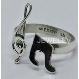 Musical Notes Open Ring