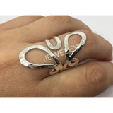 Hammered Butterfly Ring