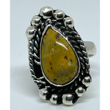 Yellow Jasper Ring