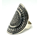 Aztec Calendar Ring