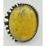 Yellow Jasper Ring
