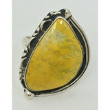 Yellow Jasper Ring