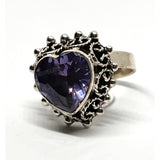 Lilac Heart Ring