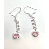 Zirconia Heart Earrings