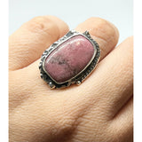 Rhodochrosite Ring