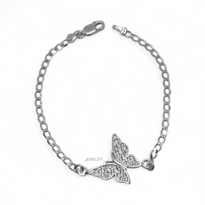 Zirconia Butterfly Bracelet