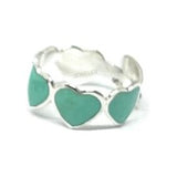 Colored Heart Ring