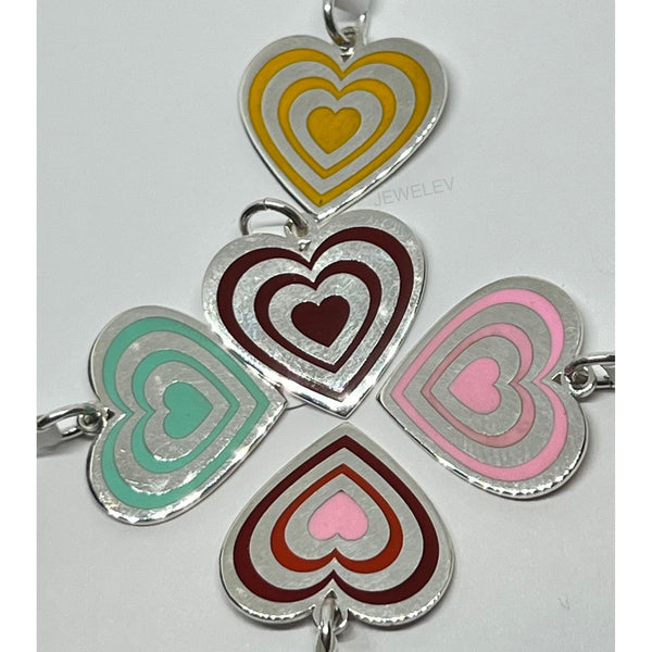 Colored Heart Pendant