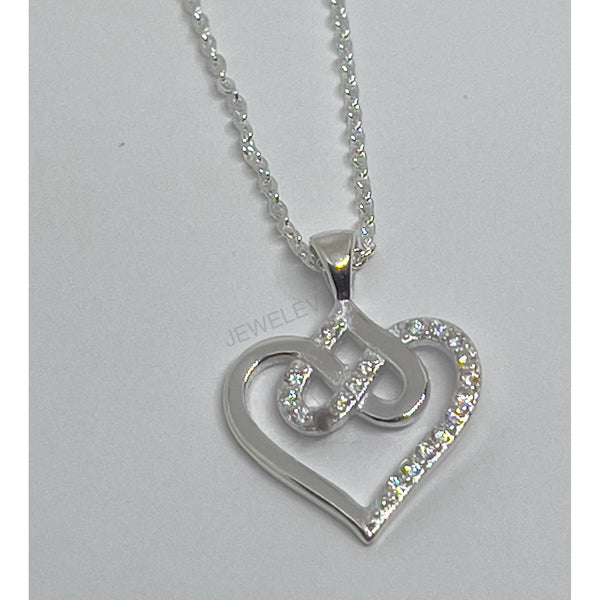 Hearts Inverted Necklace