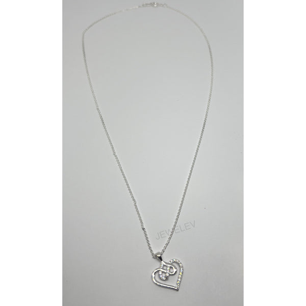 Hearts Inverted Necklace