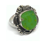 Green Jasper Stone Ring