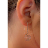 Spiral Threaded Earrings