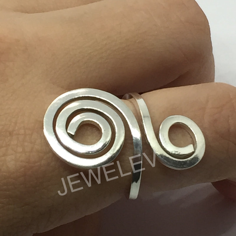 Double Spiral Ring
