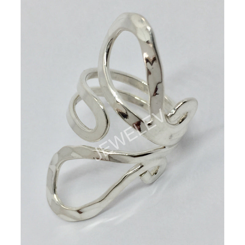 Hammered Butterfly Ring