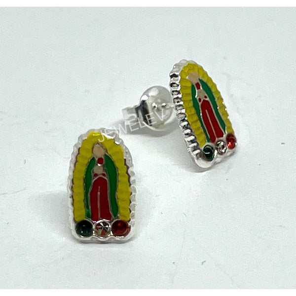 Colorful Virgen Earrings