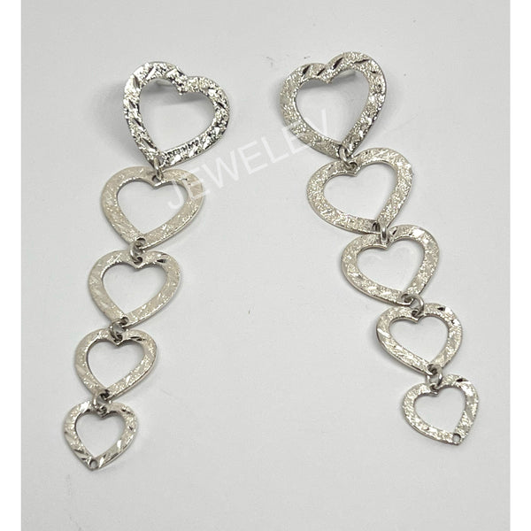 Heart Chained Earrings
