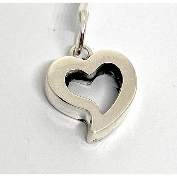 Outlined Heart Charm