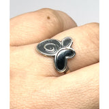 Oxidized Butterfly Ring