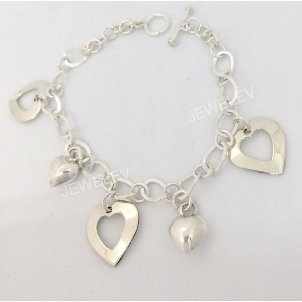 Hearted Charm Bracelet