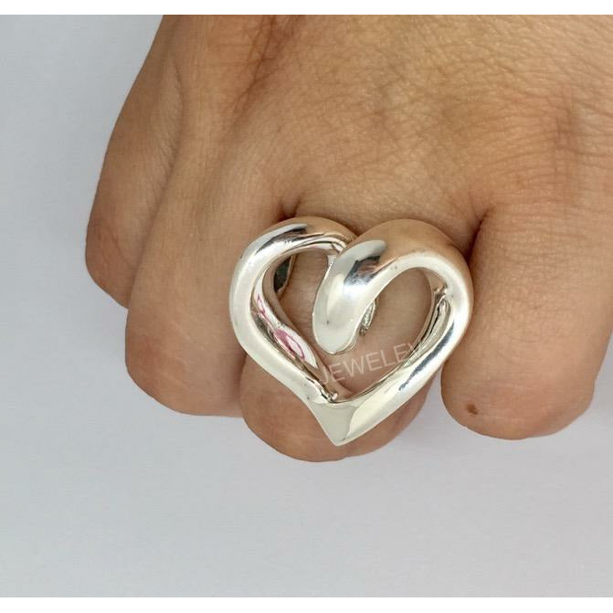 Bulky Heart Ring